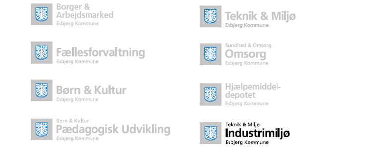 Afdelingslogoer eksempler